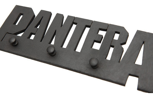 Imagen 2 de 2 de Pantera - Llavero De Madera