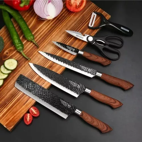 Set De Cuchillos De Cocina Para Chef Profesional Con