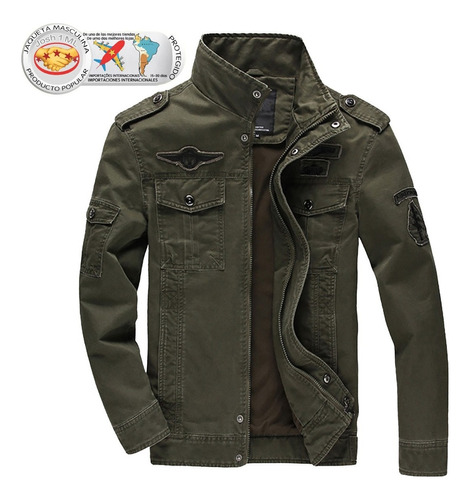 Nueva Chaqueta Militar De Algodón For Exteriores De Moda