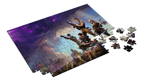 Imagem 1 de 7 de Quebra-cabeça Personalizado Fortnite 300 Peças