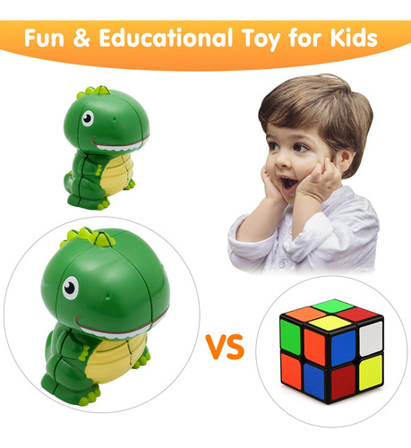 Cubo Mágico 3d, Pequeno Dino Alienígena, 2ª Ordem. .