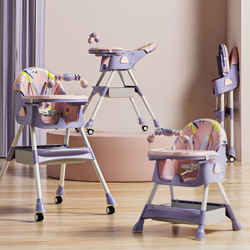 Silla Periquera Portatil De Comer Para Bebe Plegable Asiento