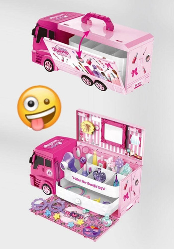 Juguete 2 En 1 (carro Maquillaje De Simulación + Carro)