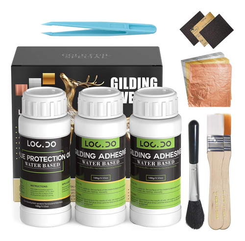 Adhesivo De Dorado 300ml Set Fórmula Base De Agua, No ...