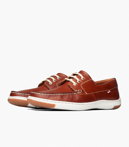 Imagen 2 de 5 de Nautico Boating X-pand Acordonado Color Marrón Para Hombre