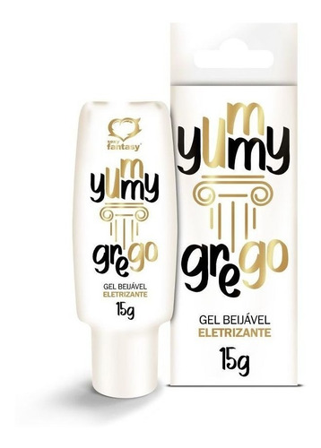 Gel Oral Yummy Grego Novidade Com Efeito Eletrizante E Ice