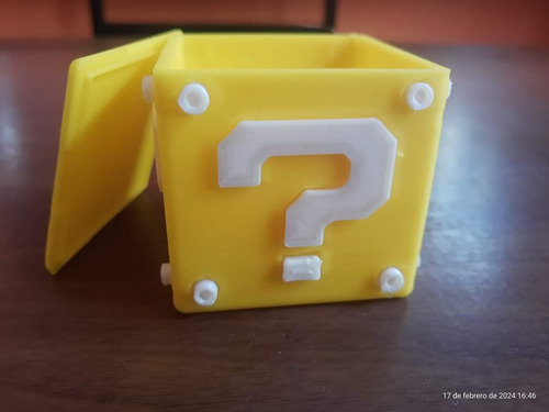 Caja Porta Juegos Mario Bros