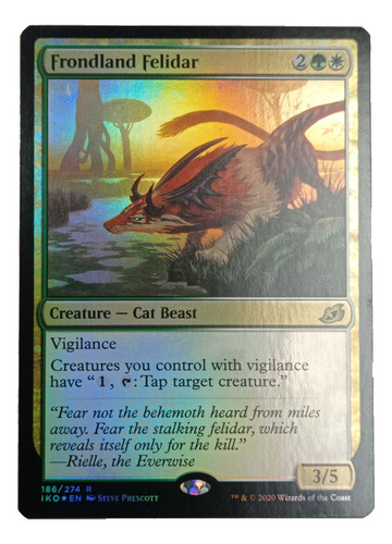 Carta Frondland Felidar (foil) [ikoria] Mtg Cat Beast