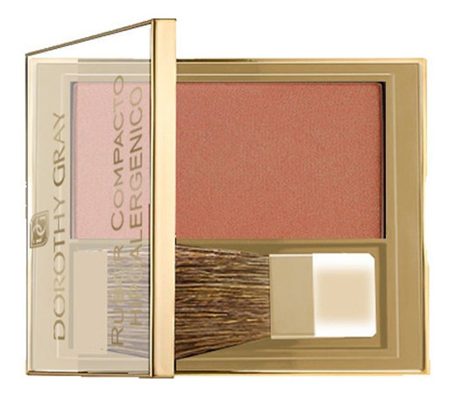 Rubor Compacto Hipoalergenico Dorothy Gray Vitamina E Tono Del Maquillaje Oro Cobre