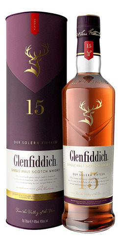 Whisky De Malta Escoces Glenfiddich 15 Años 750 Ml