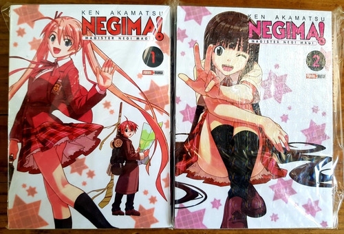 Negima- Tomo 1 Y 2 - Manga - Panini