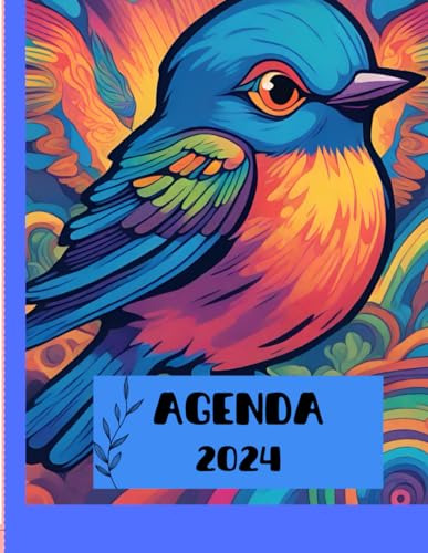 Agenda 2024, Calendario, Planificador Mensual, Semanal Y Dia