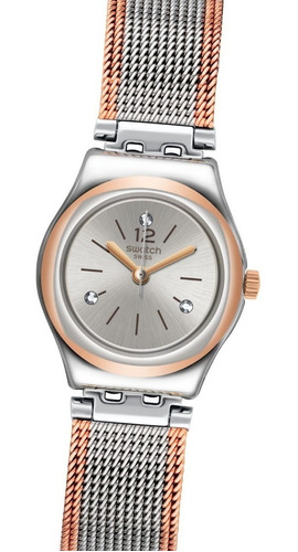 Reloj Swatch Mujer- Full Silver Jacket Yss327m