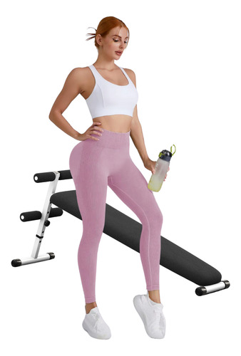 Deportiva Calza Levanta Cola Larga Sin Costura Anticelulitis