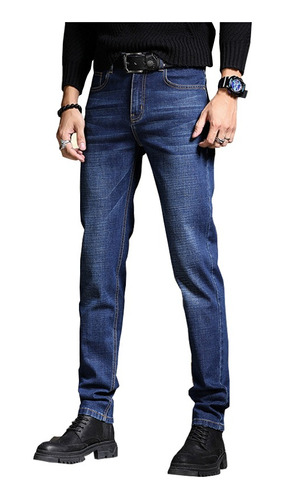 Jeans Casual Mezclilla Pantalón Caballero Denim Hombre