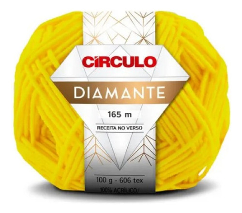 Lã Fio Diamante Círculo 100g 165m - Crochê / Tricô Inverno Cor 1709