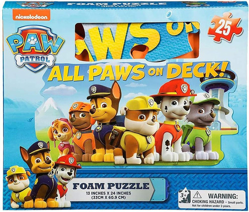 Regalos Patol Patrol Patrol Foam Floor Puzzle Por Cardinal (