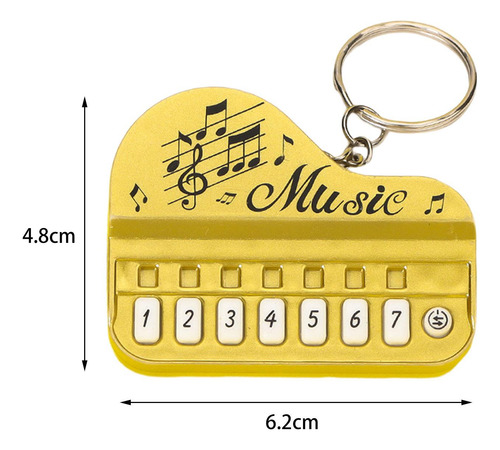 Mini Almohadilla De Piano Para, Adornos De Llavero Para