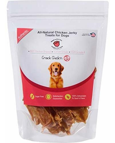 Snack Canino: Deliciosas Tiras De Pollo Natural Deshidratado