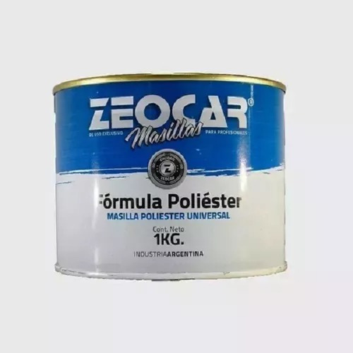 Zeocar Masilla Poliester X 1 Kg C/catalizador