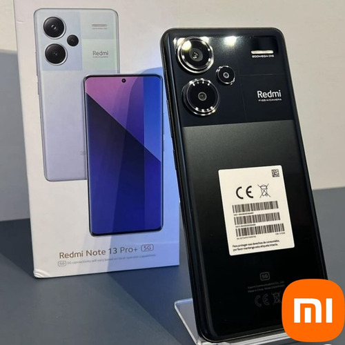Xiaomi Note 13 Pro Plus 5g 512gb 12gb Ram Dual Sim Nfc Ip68 Cámara 200mpx Mediatek Dimensity 7200 Ultra 2.8ghz Gorilla Glass Victus Gran Batería 5000mah Color Negro