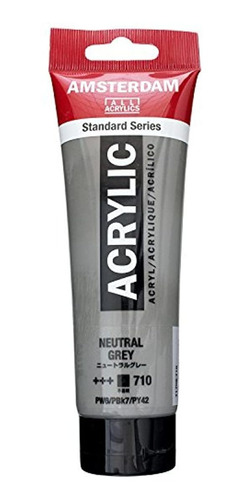 Acrílicos, Tubo De 4.1 Fl Oz, Color Gris Neutro