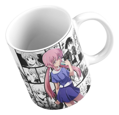 Taza Mug 11oz Anime Future Diary Mirai Nikki Yuno Yuki