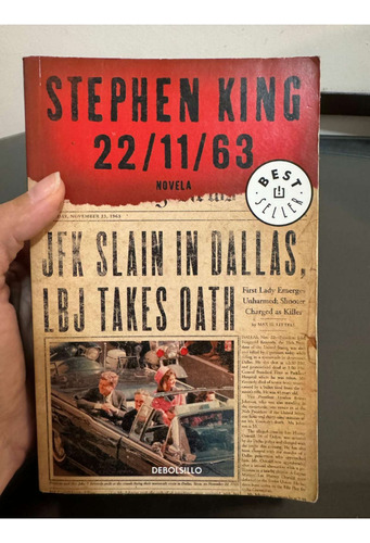 22/11/63. Stephen King. Usado. Impecable, Como Nuevo