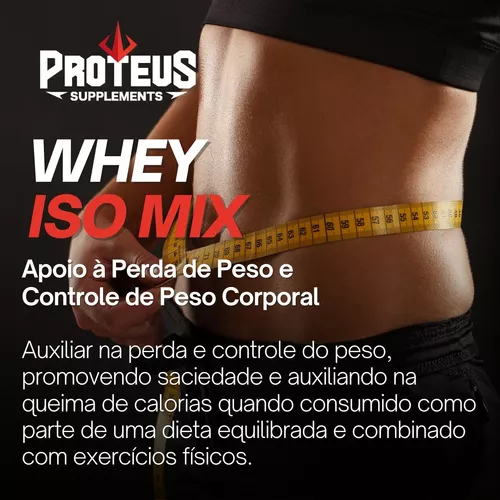 REF017- Whey Protein Isolate Mix 1 kilo - Baunilha 34gr Proteina - Proteus  775 line - Massa Muscular - Magazine Luiza