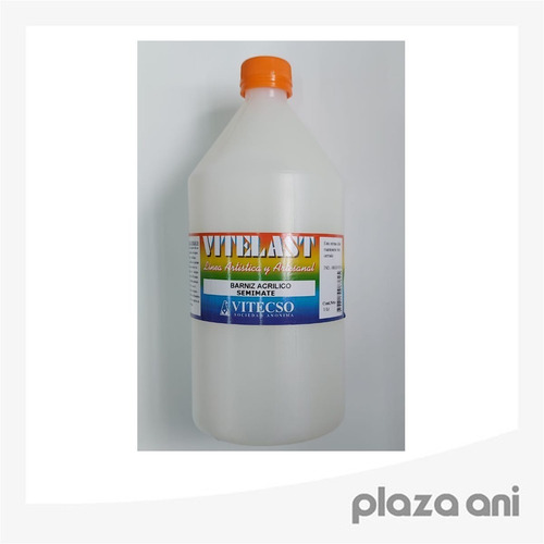 Barniz Al Agua Vitelast - Linea Acrilica  X 1 L- Semimate