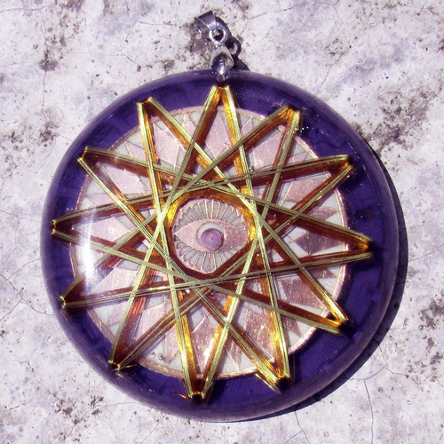 Dije Orgonita Resonador Cuántico Ajna 6° Chakra Metayantra