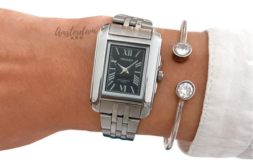 Reloj Tressa Dama Rectangular Modelo Tulum Amsterdamarg