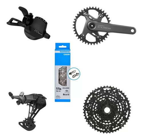 Grupo Shimano Cues 10v Monoplato 40t