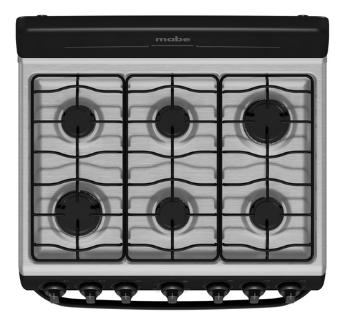 Estufa A Gas 30 Pulgadas (76 Cm) Negro Mabe - Em7641bain2