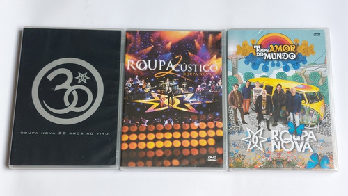 Dvds Roupa Nova Acustico 1 E 2 30 Anos Todo Amor Mund