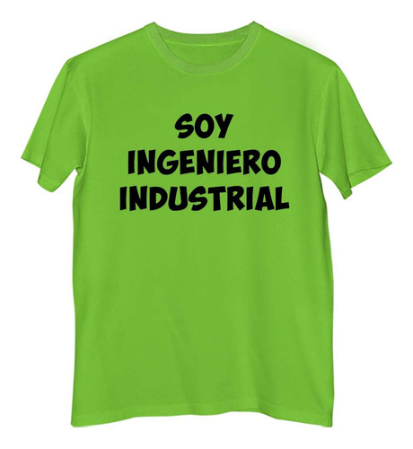 Remera Niño Color  Soy Ingeniero Industrial