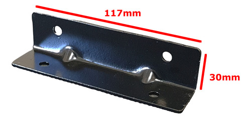 Caja X 12 Conectores Angulo Negro 117 X 30 X 30mm Modelo 514