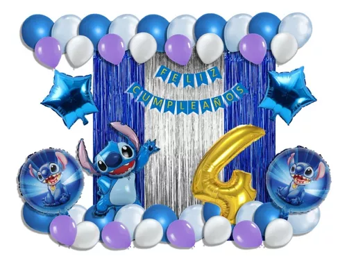 Kit De Decoración Globos Para Fiesta De Cumpleaños Stitch