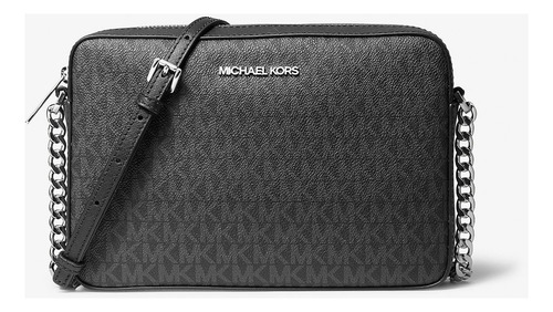 Linda tiracolo Michael Kors bolsa Mk Lady Cor preto