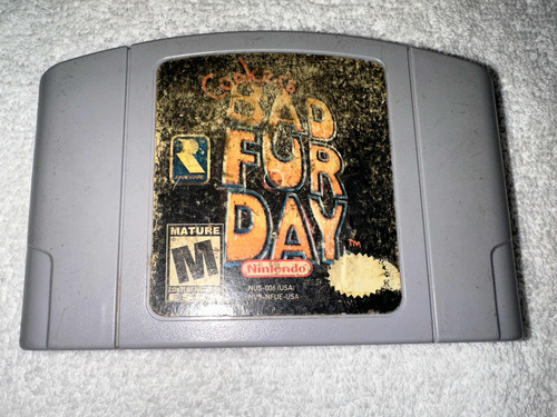 Videojuego Conker Bad Fur Day Nintendo 64 Original Guardando