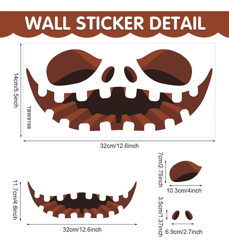 Cf Calcomanía Para Tapa De Inodoro De Halloween Pegatinas