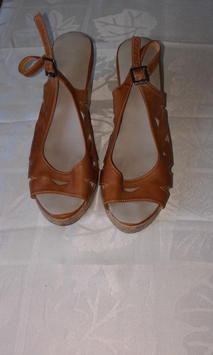 Ml Sandalias Con Plataforma De Corcho  - N° 38