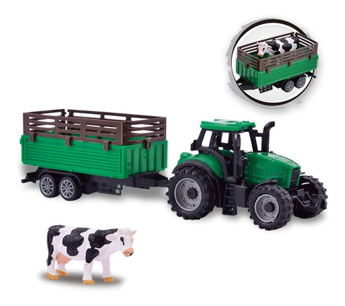 Tractor Animales Del Campo Ditoys Farm Truck 2343 Modelos