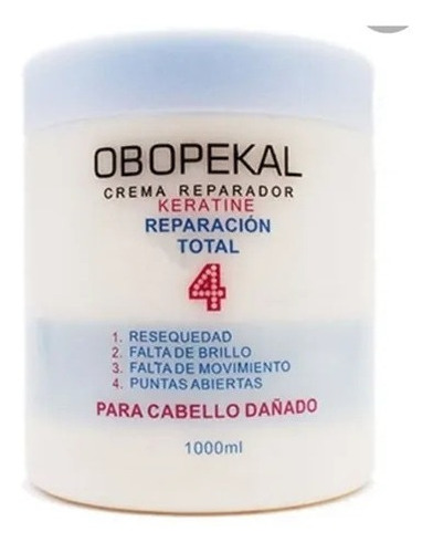 Crema Reparacion Profunda (total 4) 1000ml Obopekal