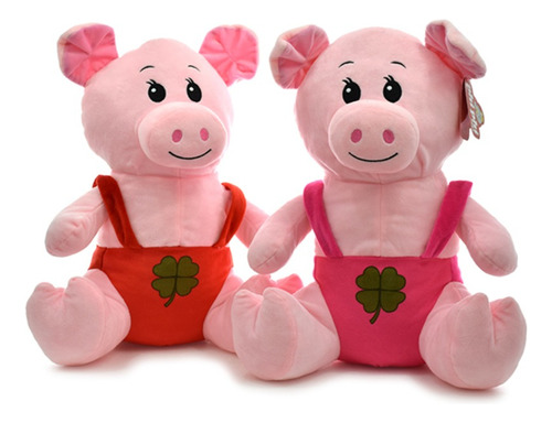 Peluche Chancho Vestido 40cm Charko 5450