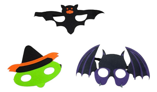 Máscara Antifaz Halloween Diseños S X 1 -cienfuegos- Color