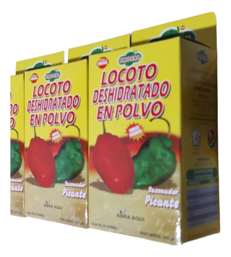 Locoto En Polvo 10 G Ají Picante Pack X 300 Unidades