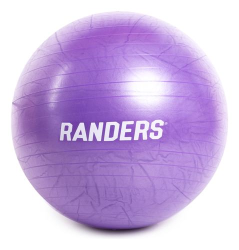 Randers ARG-075 Pelota De Pilates Yoga 75cm Funciona Gym Más Inflador Color Violeta