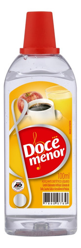 Adoçante Doce Menor líquido sem glúten 100 mL