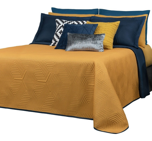 Edredón King Size Esquimal Pinsonic Liso + 2 Fundas Almohada Diseño de la tela Igor